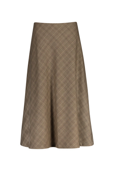 SUKNĚ GANT MIDI FLARED CHECKED SKIRT - Fotografie č. 1