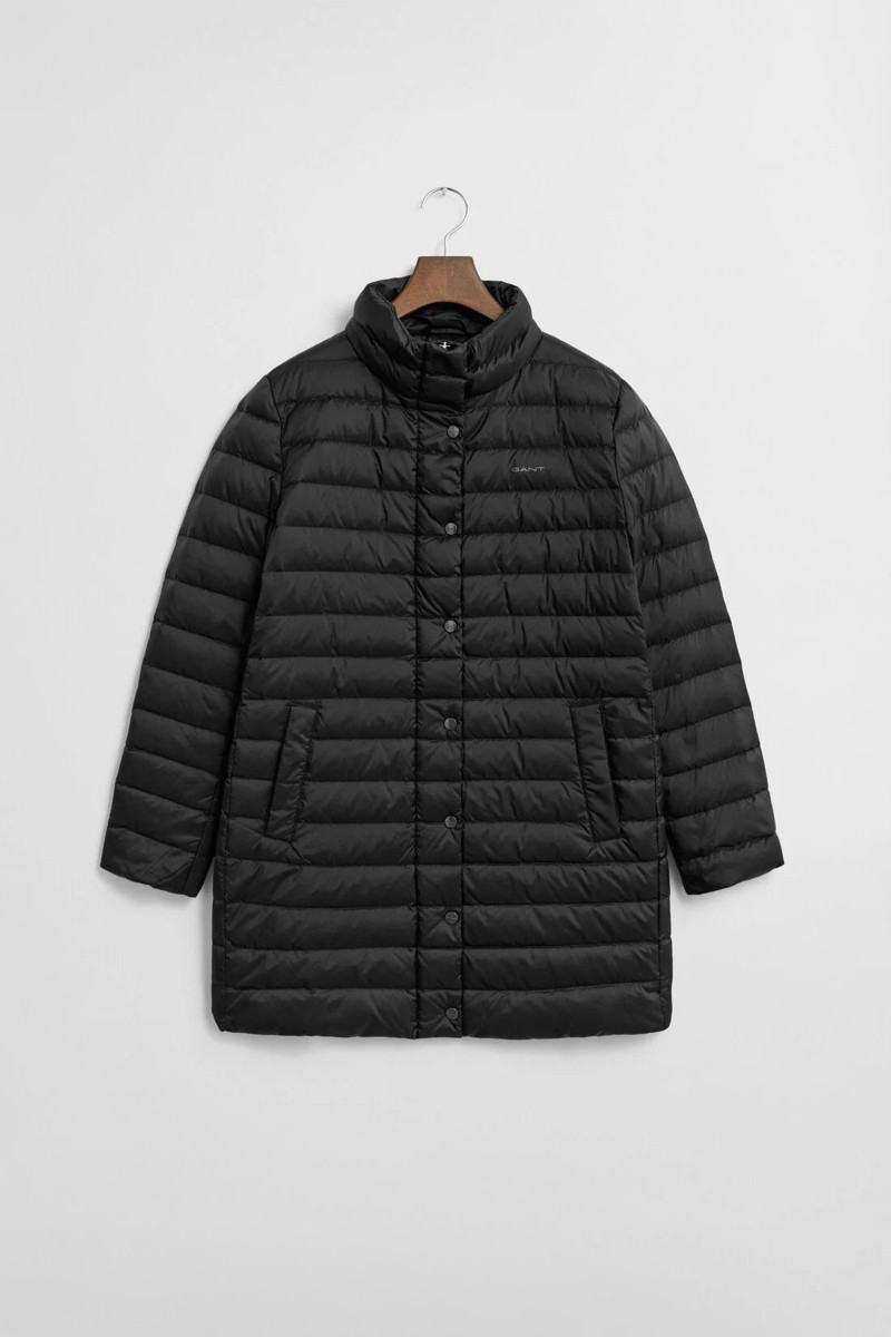 E-shop KABÁT GANT LIGHT DOWN COAT BLACK