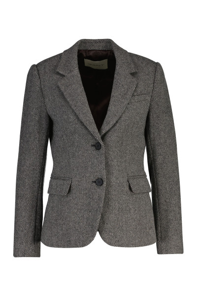 SAKO GANT SLIM WOOL BLEND HERRINGBONE BLAZER - Fotografie č. 1