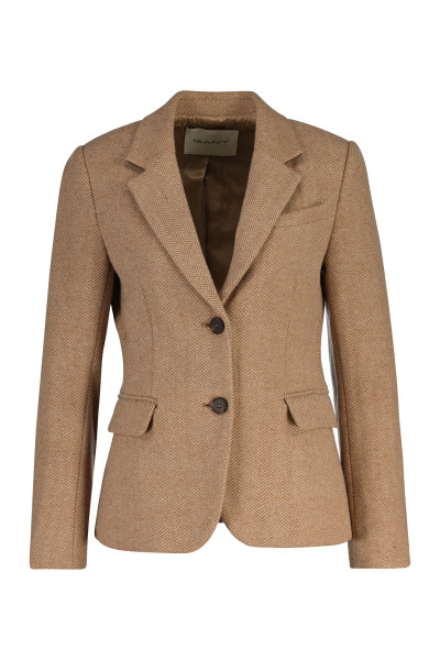 SAKO GANT SLIM WOOL BLEND HERRINGBONE BLAZER - Fotografie č. 1