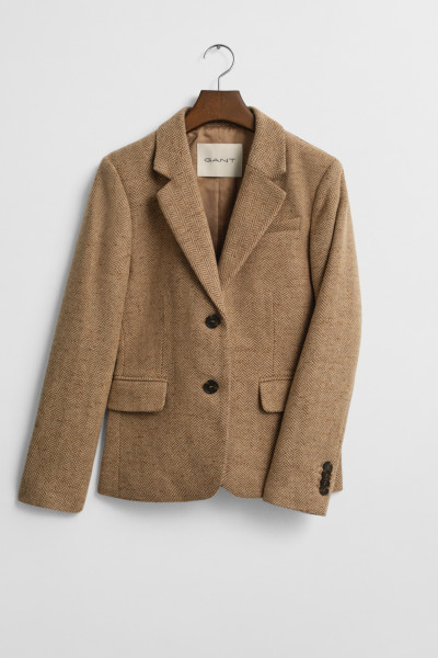 SAKO GANT SLIM WOOL BLEND HERRINGBONE BLAZER - Fotografie č. 1