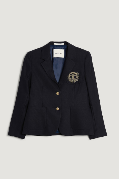 SAKO GANT SLIM WOOL FLANNEL CREST BLAZER - Fotografie č. 1