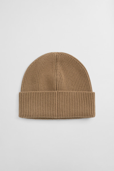ČEPICE GANT WOOL RIBBED BEANIE - Fotografie č. 1
