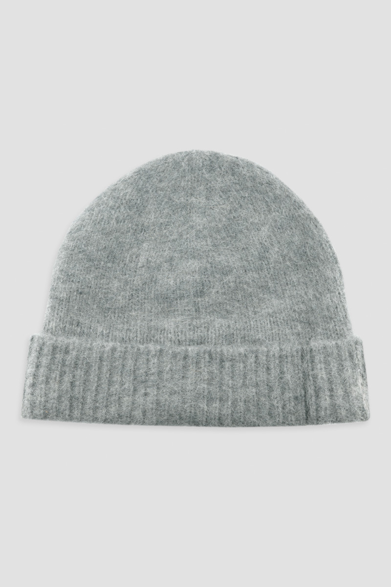 E-shop ČEPICE GANT FLUFFY ALPACA BEANIE CHARCOAL MELANGE