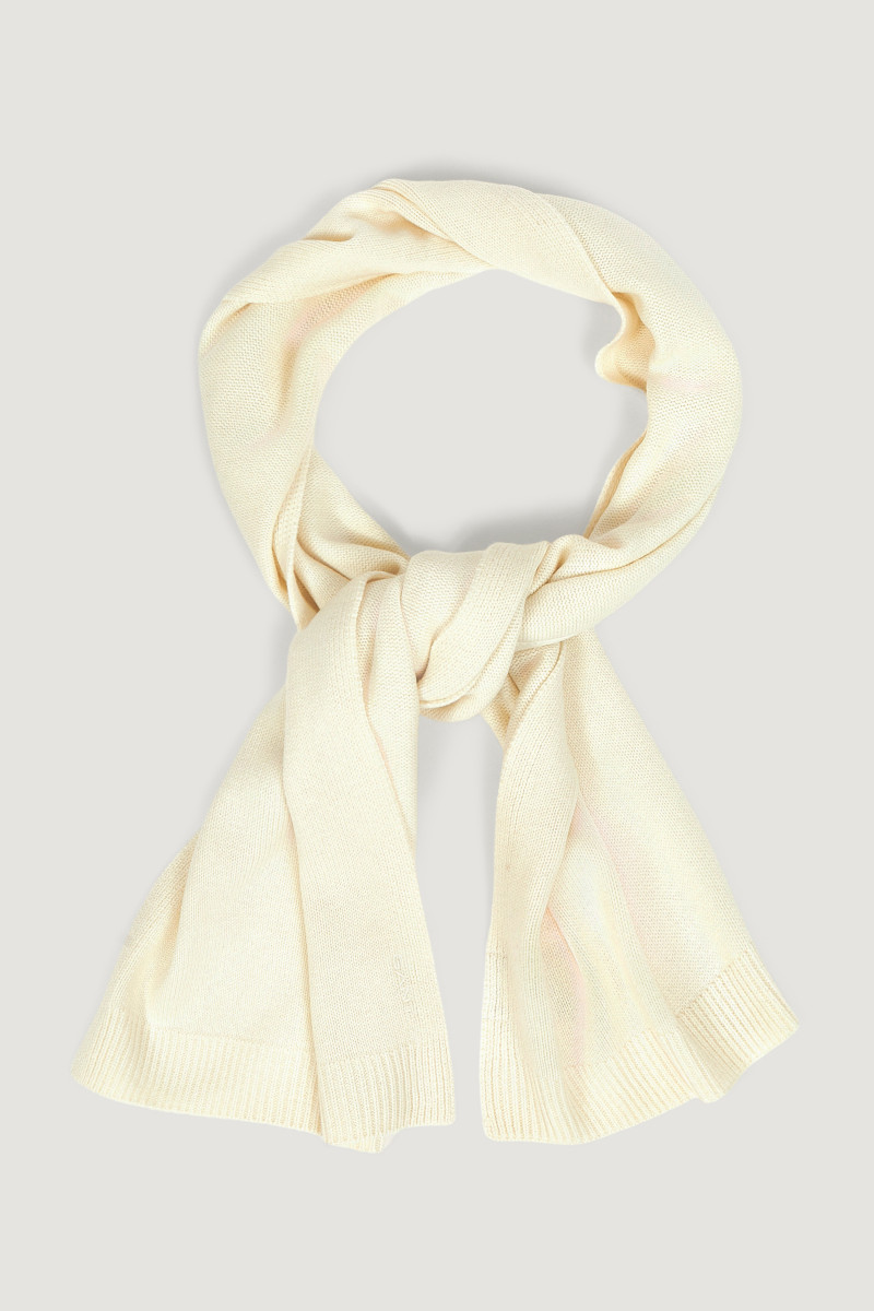 E-shop ŠÁLA GANT WOOL KNITTED SCARF CREAM