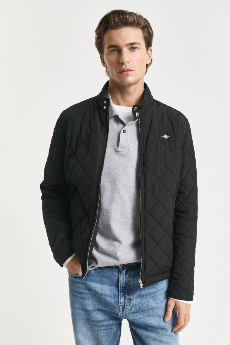 E-shop BUNDA GANT QUILTED WINDCHEATER BLACK