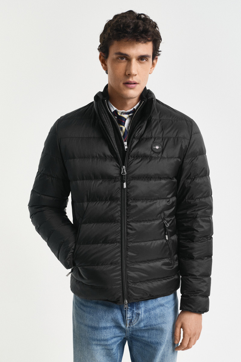 BUNDA GANT LIGHT DOWN JACKET BLACK