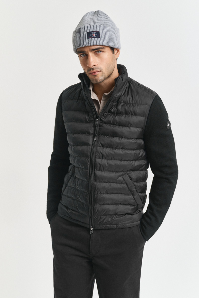 E-shop BUNDA GANT MIXED MEDIA JACKET BLACK
