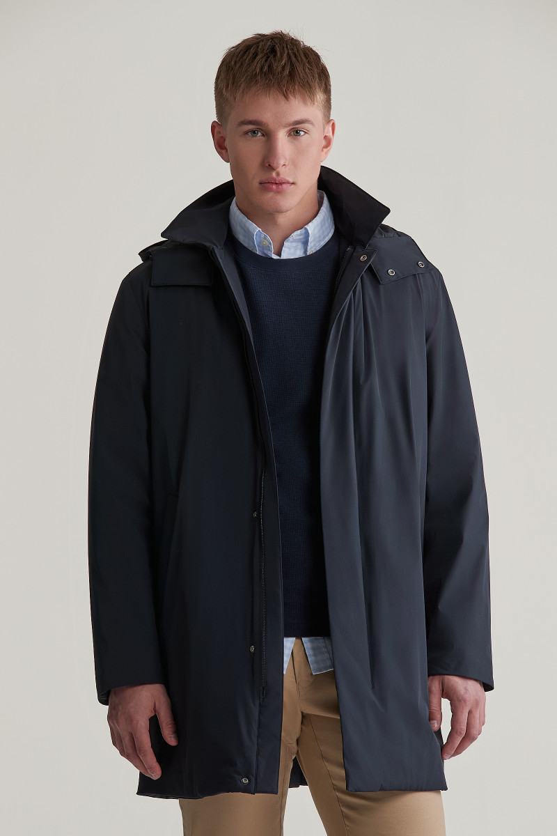 E-shop KABÁT GANT PADDED CAR COAT BLACK