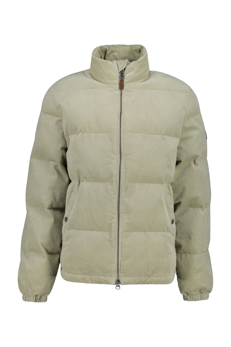 BUNDA GANT CORD PUFFER JACKET GREIGE