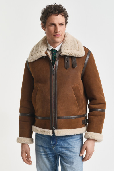 BUNDA GANT SHEARLING JACKET - Fotografie č. 1