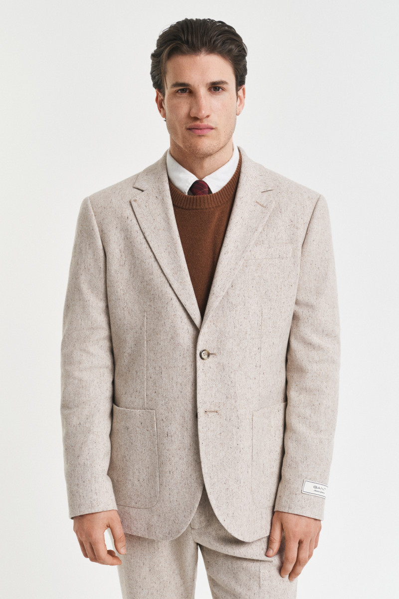 E-shop SAKO GANT DONEGAL SUIT JACKET SEED MELANGE
