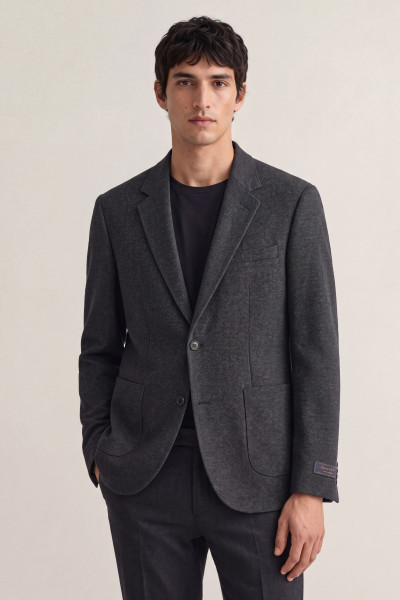 SAKO GANT TWO-TONE JERSEY PIQUE BLAZER - Fotografia č. 1