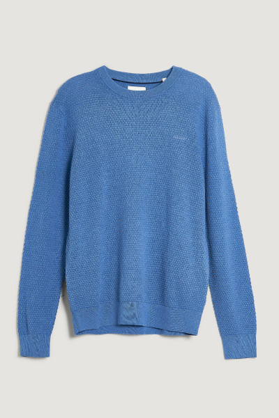 SVETER GANT TEXTURED COTTON MERINO C-NECK - Fotografia č. 1