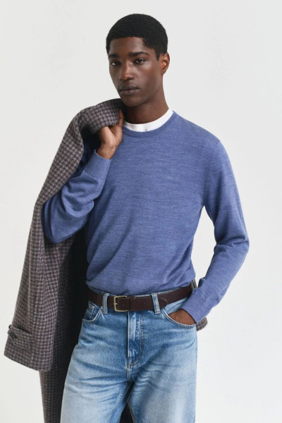 SVETR GANT EXTRAFINE MERINO WOOL C-NECK - Fotografie č. 1