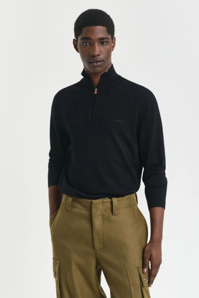 SVETR GANT EXTRAFINE MERINO WOOL HALF ZIP - Fotografie č. 1