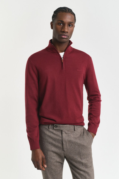 SVETR GANT EXTRAFINE MERINO WOOL HALF ZIP - Fotografie č. 1