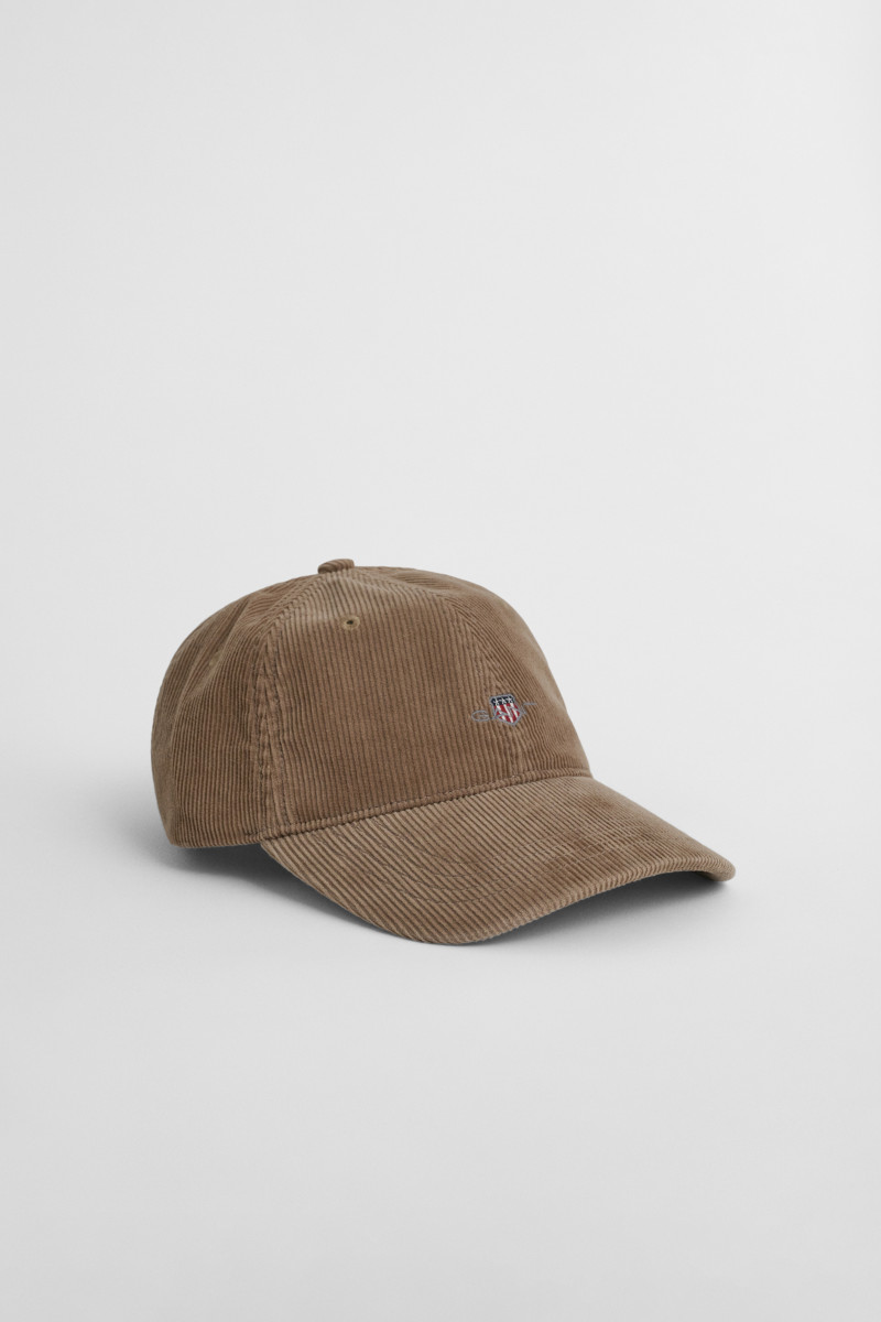 E-shop KŠILTOVKA GANT SHIELD CORD CAP WARM KHAKI