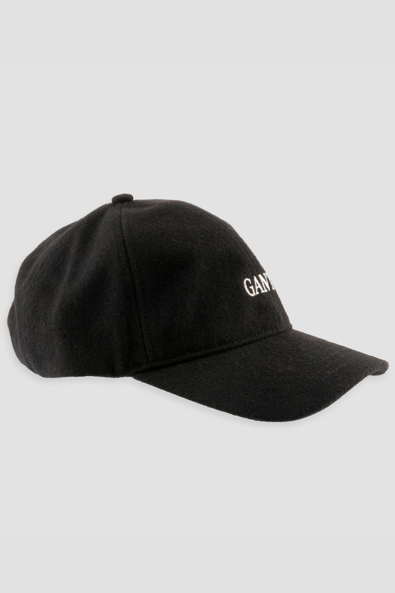 E-shop KŠILTOVKA GANT SMALL GRAPHIC MELTON CAP BLACK