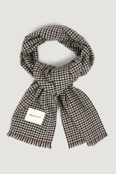 ŠÁL GANT WIDE WOOL GINGHAM SCARF - Fotografia č. 1