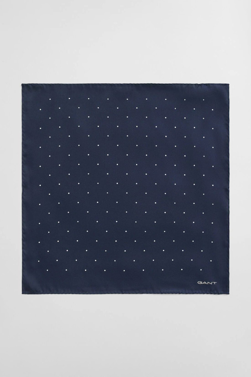 KAPESNÍČEK DO SAKA GANT DOT PRINT POCKET SQUARE MARINE