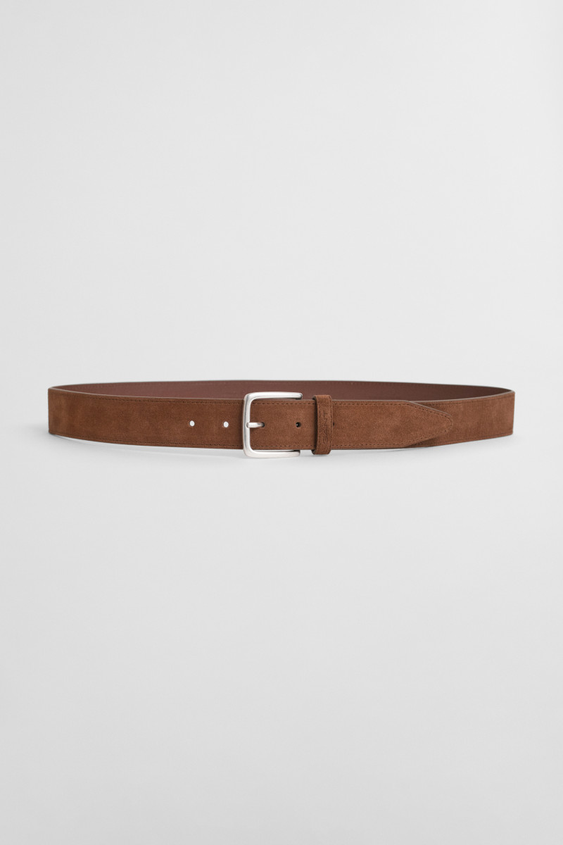 OPASEK GANT CLASSIC SUEDE BELT WEATHERED BROWN
