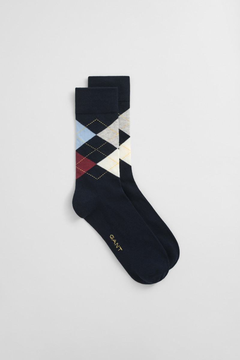 E-shop PONOŽKY GANT ARGYLE SOCKS MARINE