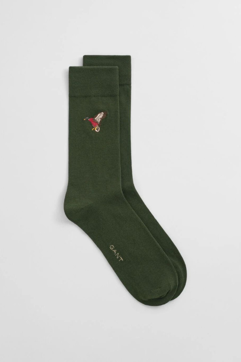 E-shop PONOŽKY GANT EMBROIDERED SOCKS COUNTRY GREEN