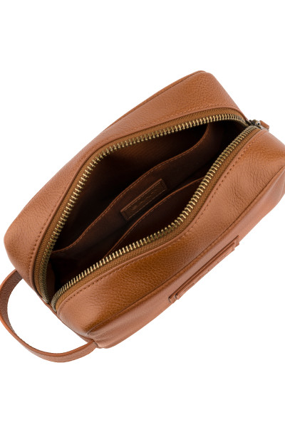 KOSMETICKÁ TAŠKA GANT LEATHER WASHBAG - Fotografie č. 4