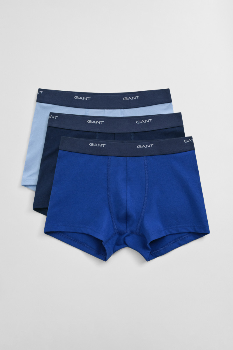 SPODNÁ BIELIZEŇ GANT CORE TRUNK 3-PACK COLLEGE BLUE