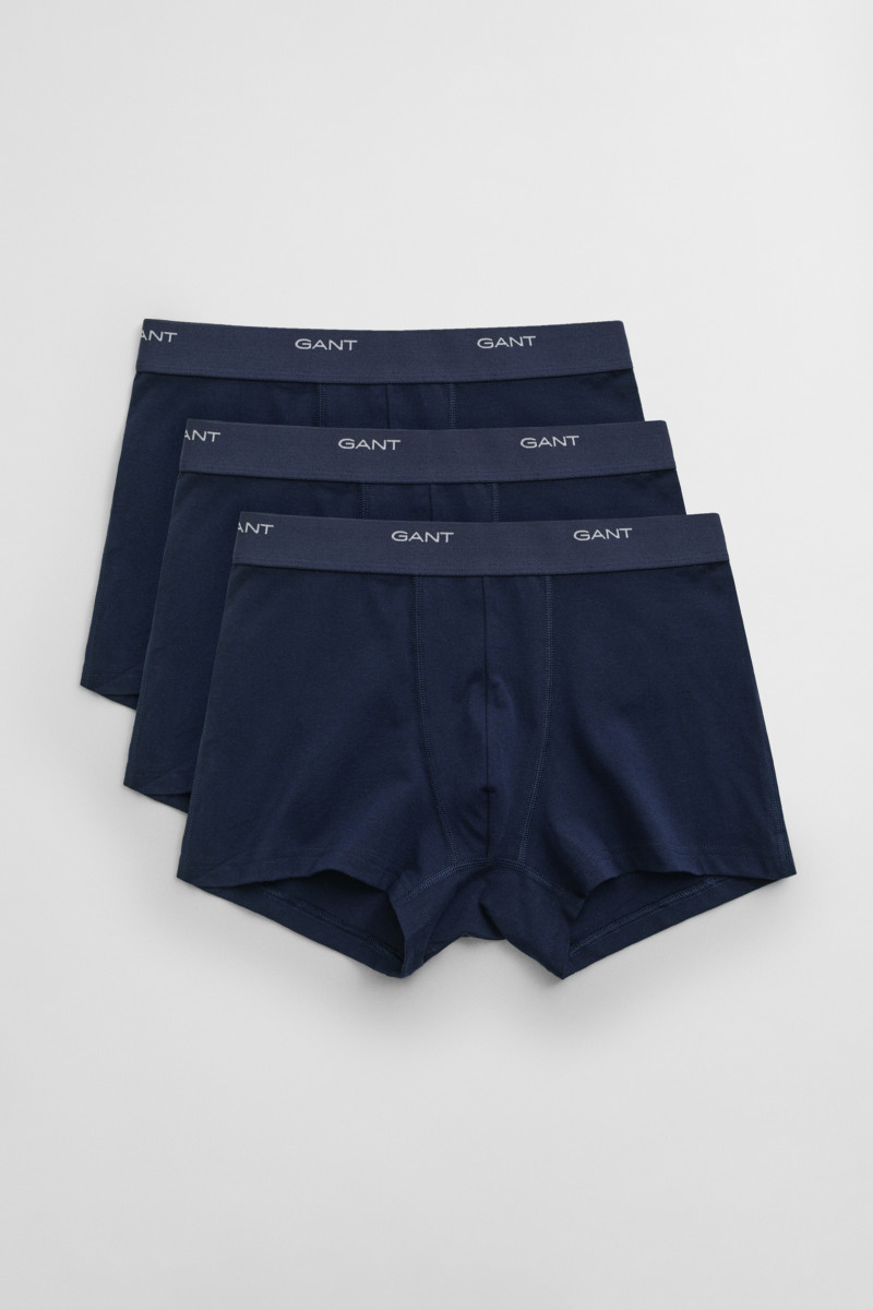 SPODNÁ BIELIZEŇ GANT CORE TRUNK 3-PACK MARINE