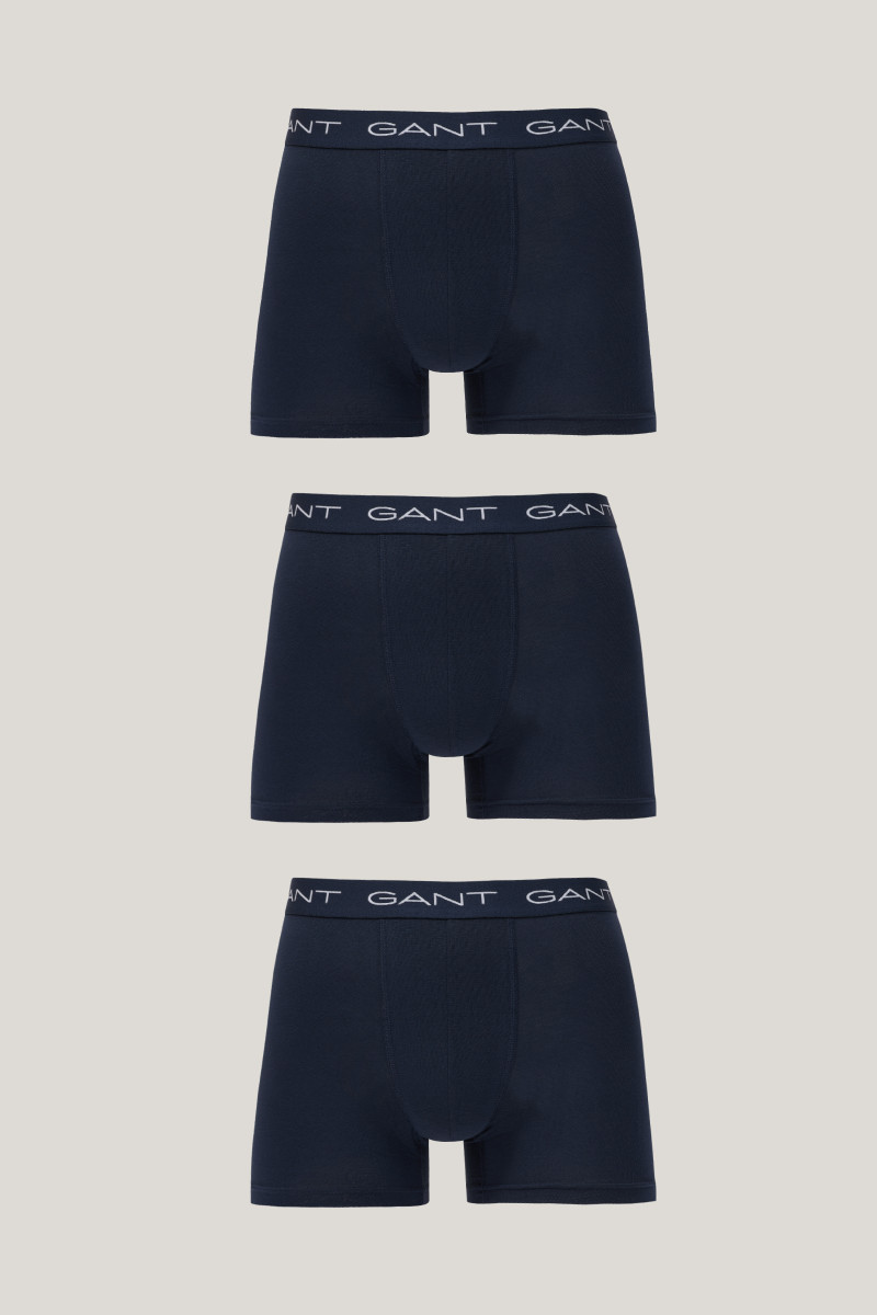 SPODNÁ BIELIZEŇ GANT BOXER BRIEF 3-PACK MARINE