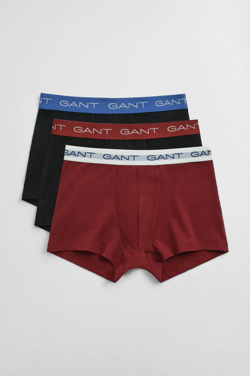 SPODNÁ BIELIZEŇ GANT TRUNK 3-PACK PLUMPED RED