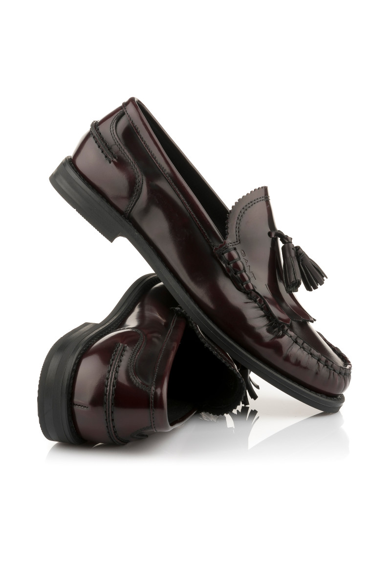 MOKASÍNY GANT GRACELYN DARK BORDO