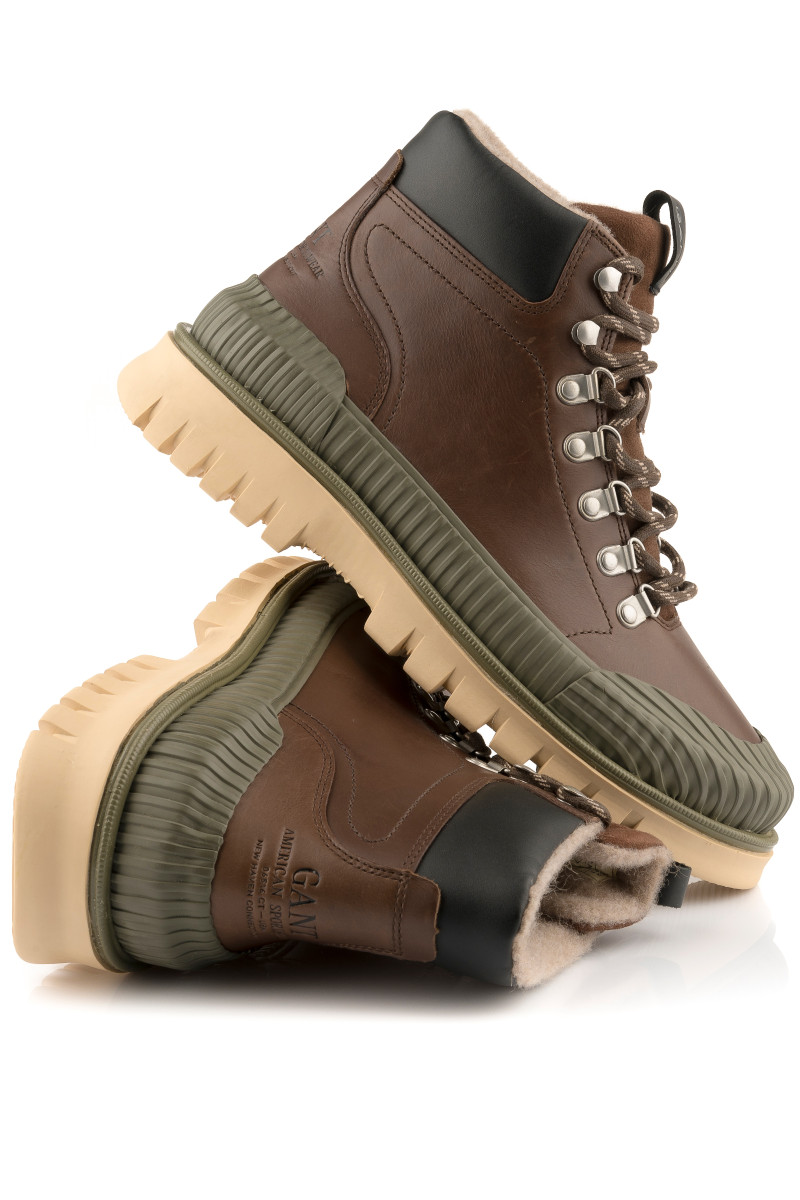 KOTNÍKOVÁ OBUV GANT NEBRADA DARK BROWN