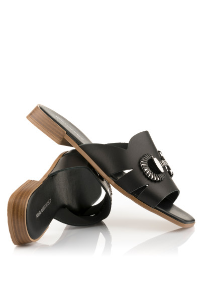 PANTOFLE KARL LAGERFELD PETALO BROOCH SLIDE - Fotografie č. 1