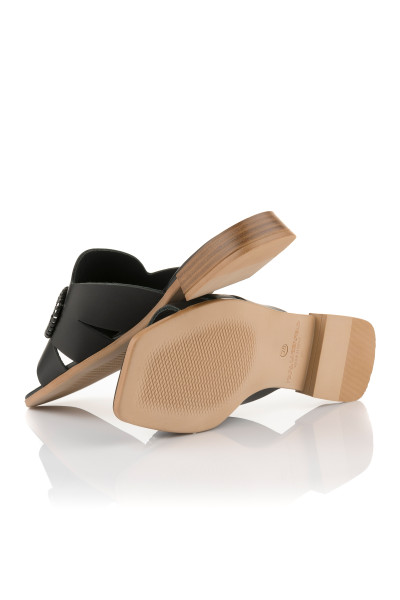 PANTOFLE KARL LAGERFELD PETALO BROOCH SLIDE - Fotografie č. 4