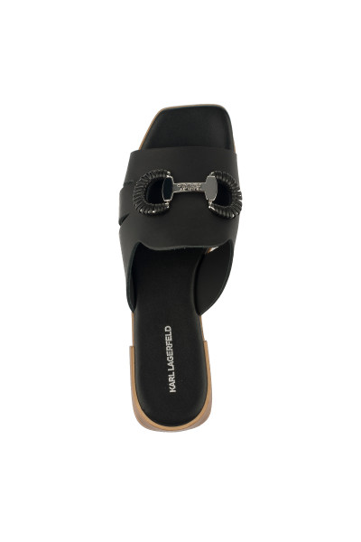 PANTOFLE KARL LAGERFELD PETALO BROOCH SLIDE - Fotografie č. 7