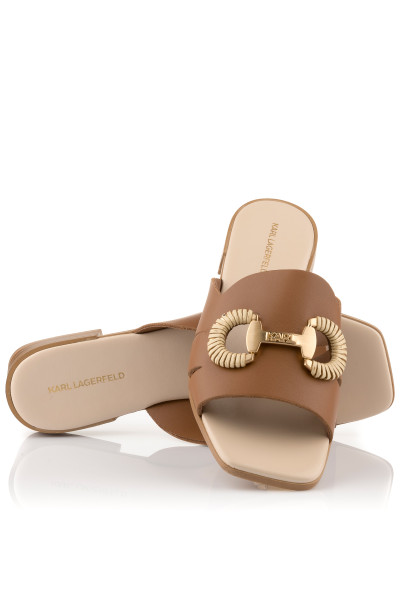 PANTOFLE KARL LAGERFELD PETALO BROOCH SLIDE - Fotografie č. 2