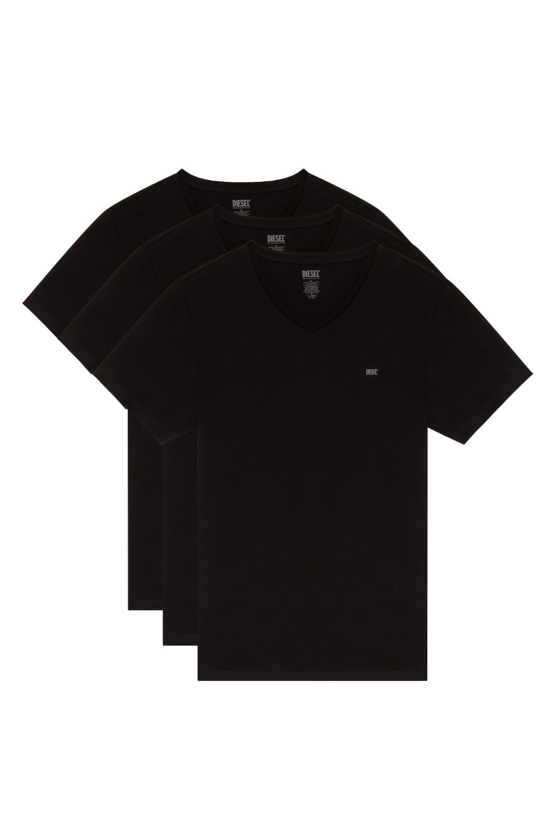 Tričko diesel umtee-michael3pack t-shirt black