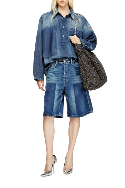 ŠORTKY DIESEL DE-SIRE-SHORT SHORTS - Fotografie č. 1