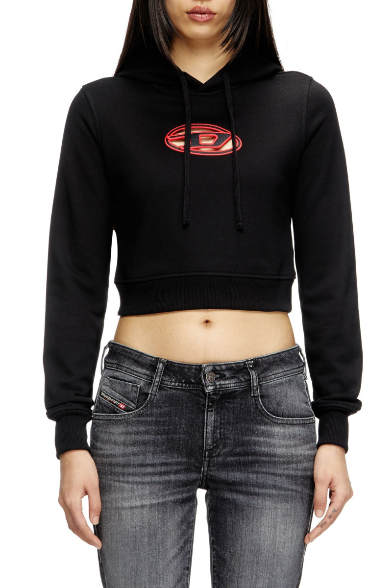 Melegítő Felső Diesel F-Slimmy-Hood-Od Sweat-Shirt Black2