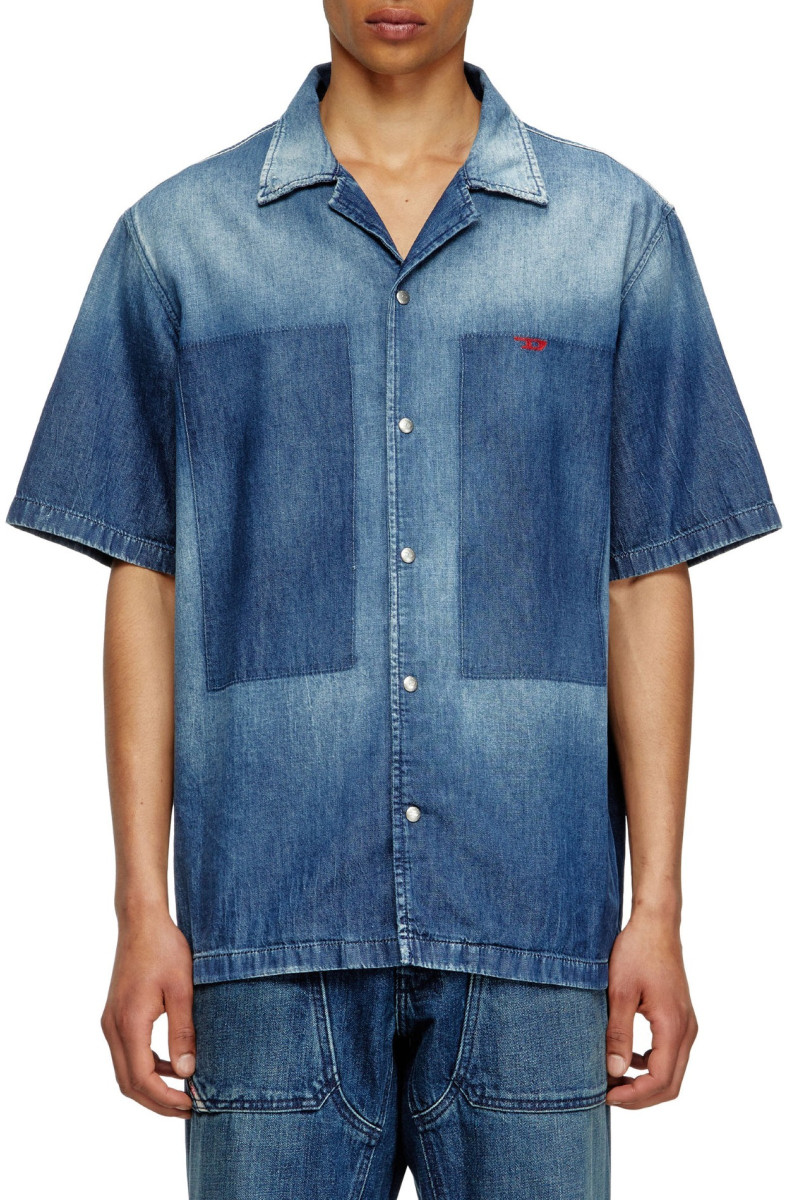 Košeľa Diesel D-Nabil-D Shirt Blue