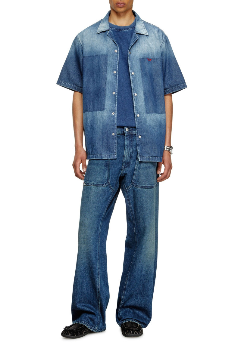 Košeľa Diesel D-Nabil-D Shirt Blue