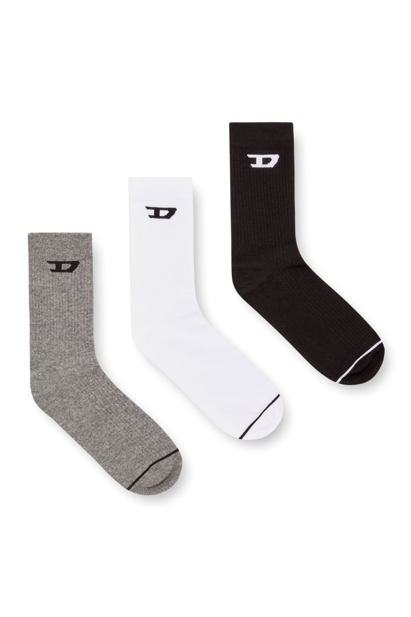 3-Pack Zokni Diesel Skm-D-Tennis-Crew- Socks Multicolor