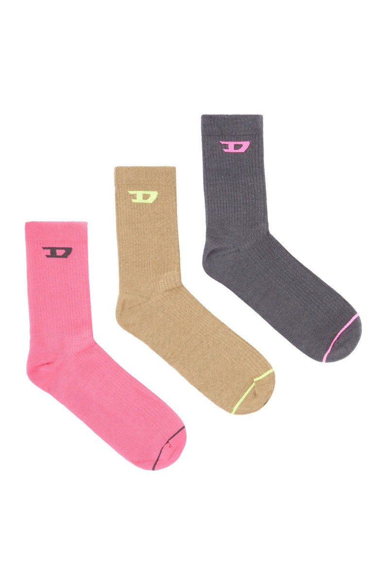 3-Pack Zokni Diesel Skm-D-Tennis-Crew- Socks Multicolor3
