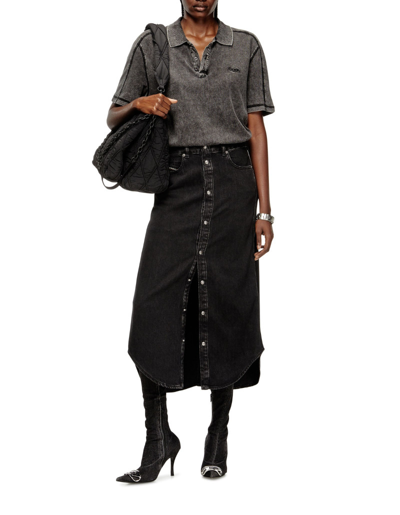 Szoknya Diesel De-Ard-Long Skirt Black