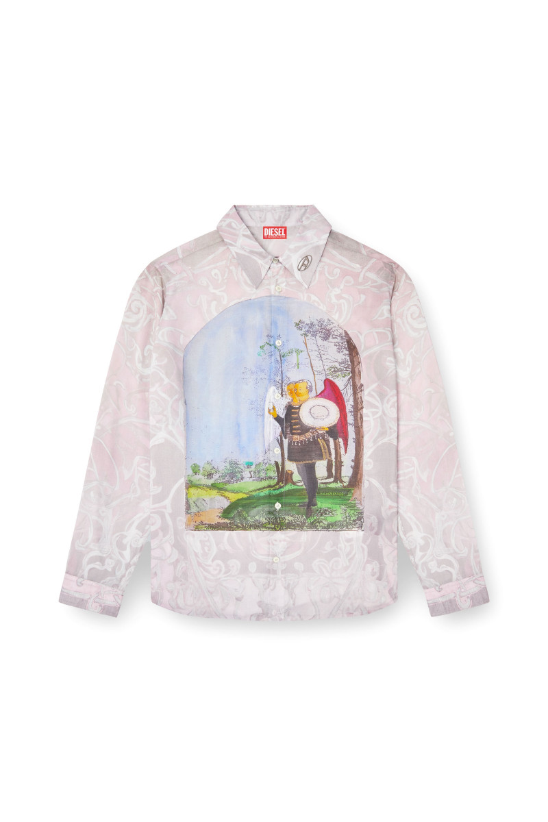Košeľa Diesel S-Simply-A-Ajfw Shirt Pink