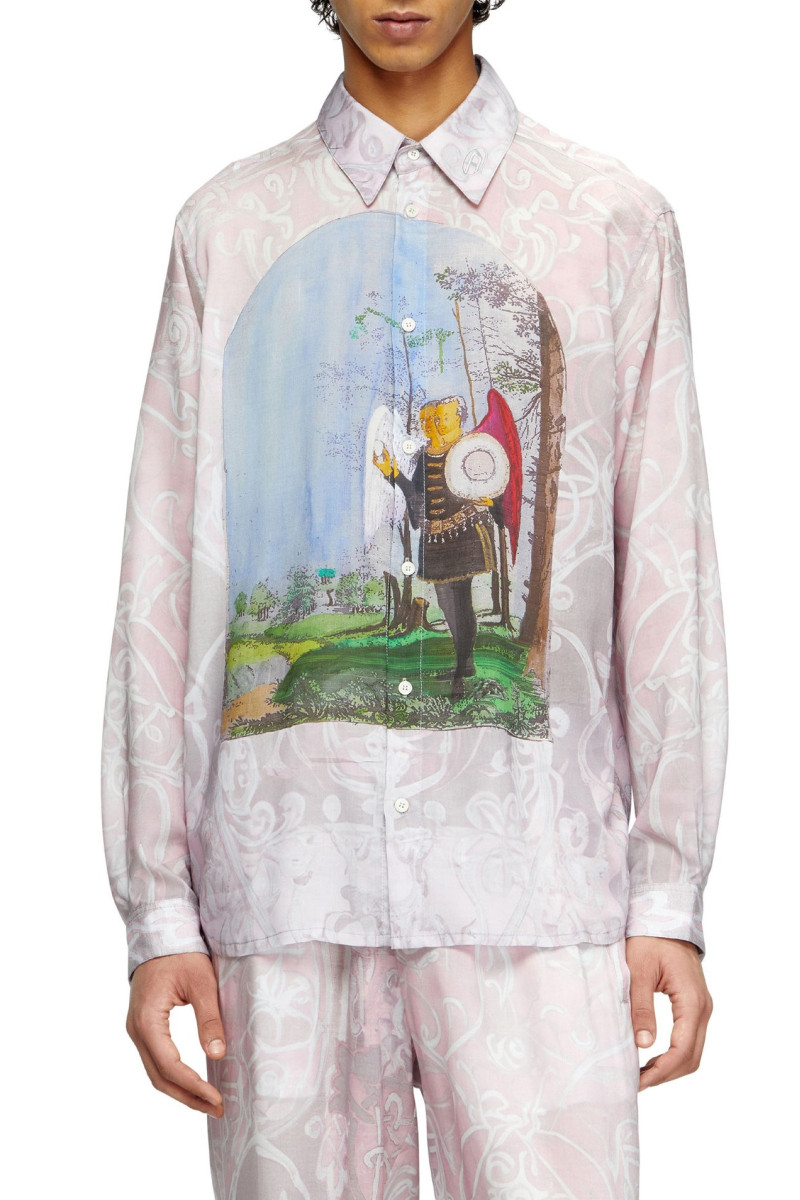 Košeľa Diesel S-Simply-A-Ajfw Shirt Pink