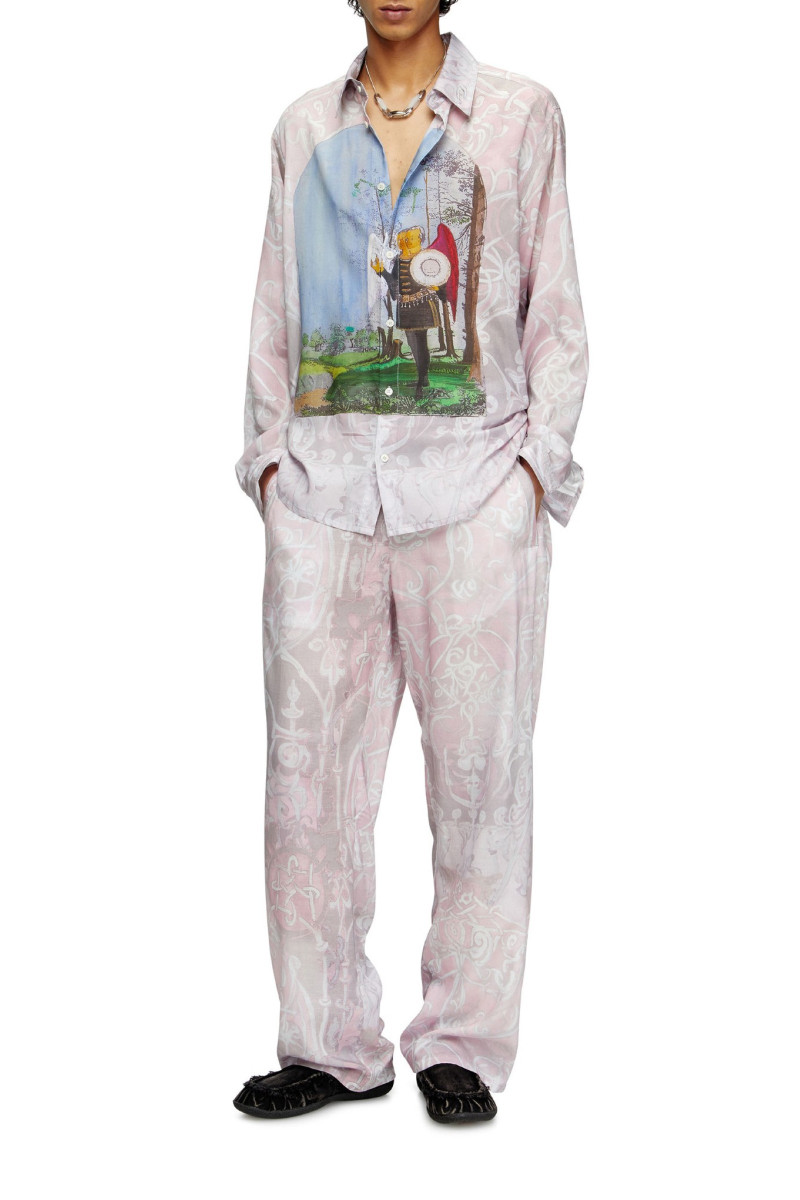 Košeľa Diesel S-Simply-A-Ajfw Shirt Pink